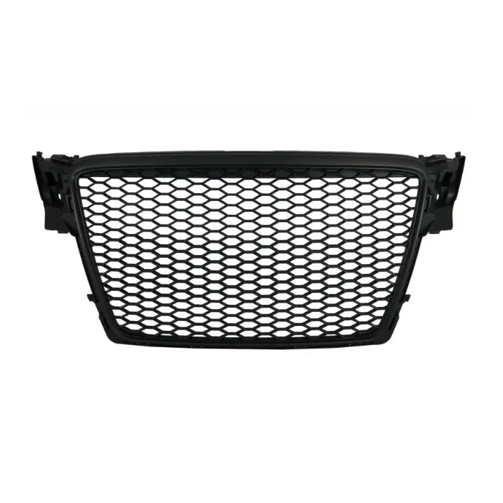RS-stil Frontgrill för Audi A4 B8 / S4 B8 (08-12), matt svart
