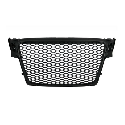 RS-stil Frontgrill för Audi A4 B8 / S4 B8 (08-12), matt svart