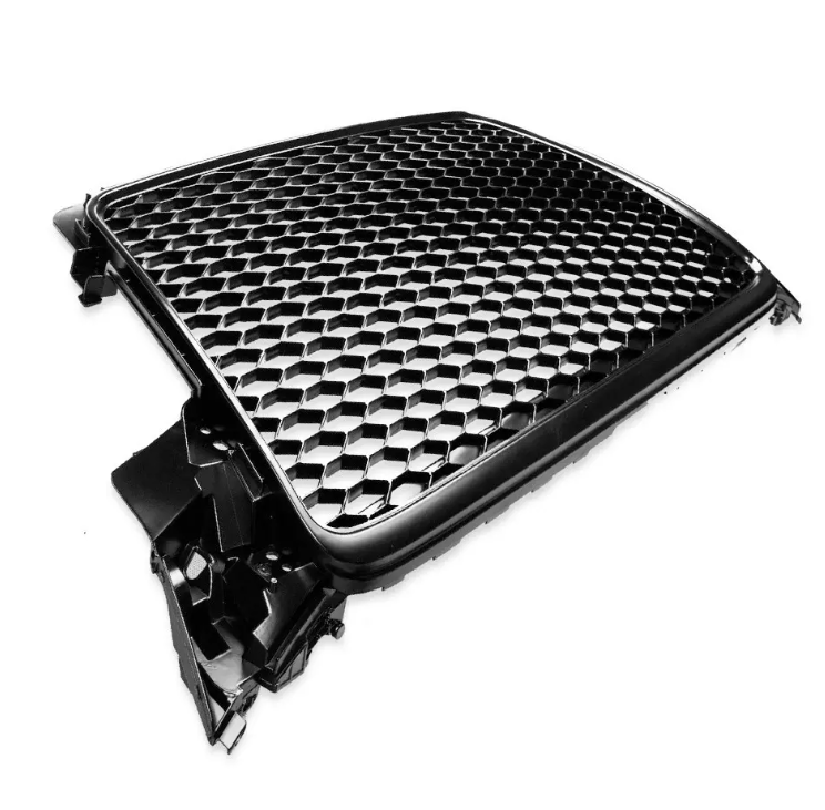 RS-stil Frontgrill för Audi A4 B8 / S4 B8 (08-12), matt svart