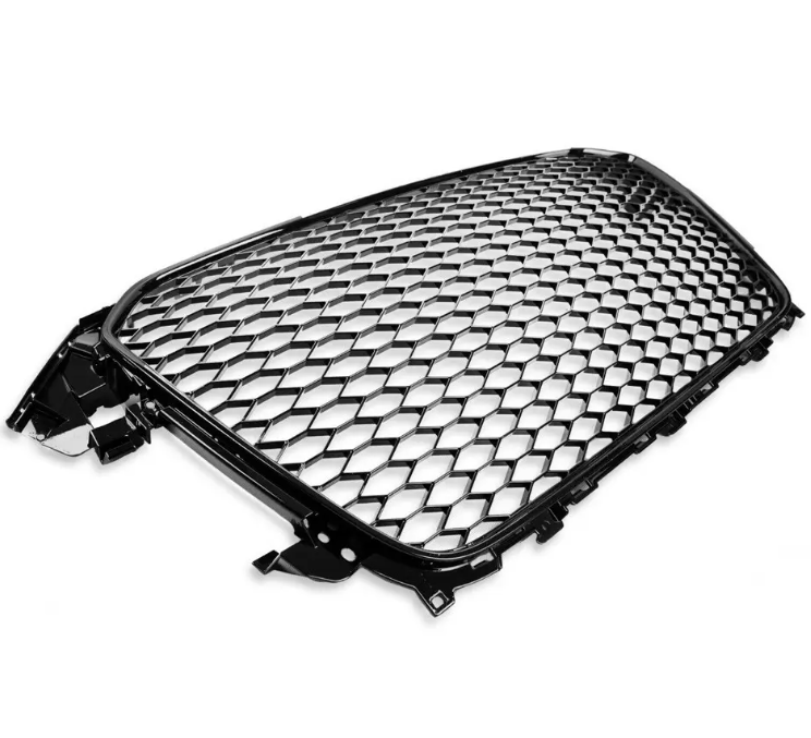 RS-design Frontgrill för Audi A4 B8.5 / S4 B8.5 (12-15) med PDC, blank svart