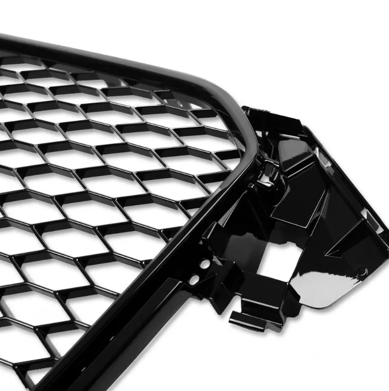 RS-design Frontgrill för Audi A4 B8.5 / S4 B8.5 (12-15) med PDC, blank svart