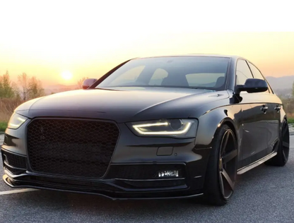 RS-design Frontgrill för Audi A4 B8.5 / S4 B8.5 (12-15) med PDC, blank svart