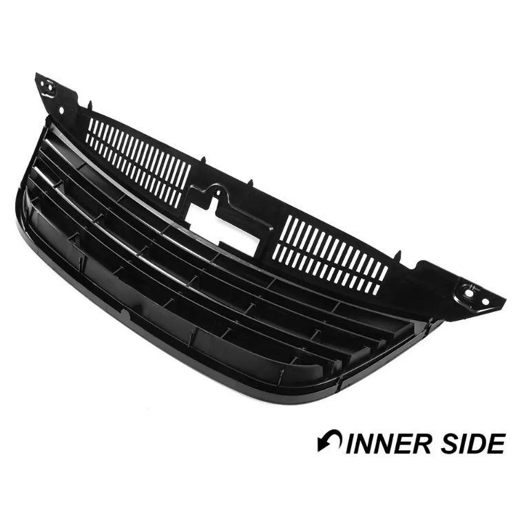 Badgeless grill för VW Tiguan (07-11), svart