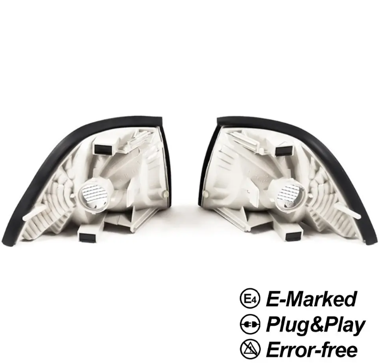 Front Indicators sats för BMW E36 coupé / Cabrio, röktonad