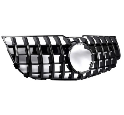 Frontgrill för Mercedes-Benz GLK X204 (08-12), blank svart