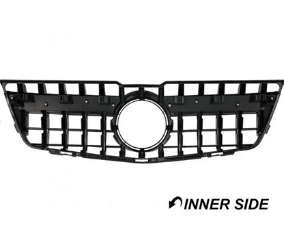 Frontgrill för Mercedes-Benz GLK X204 (08-12), blank svart