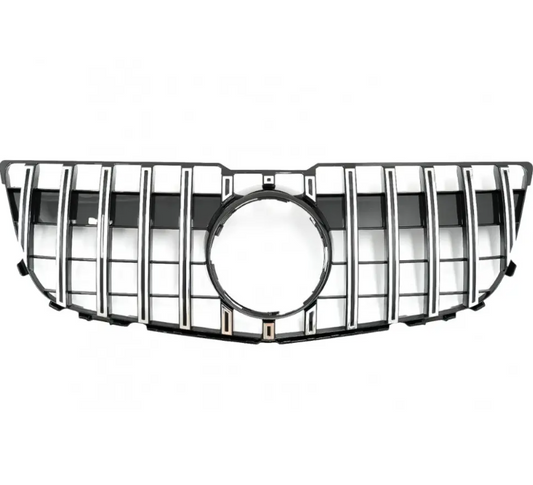 Frontgrill för Mercedes-Benz GLK X204 (12-15), svart + krom