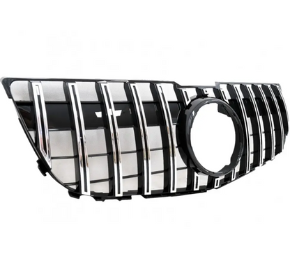 Frontgrill för Mercedes-Benz GLK X204 (12-15), svart + krom