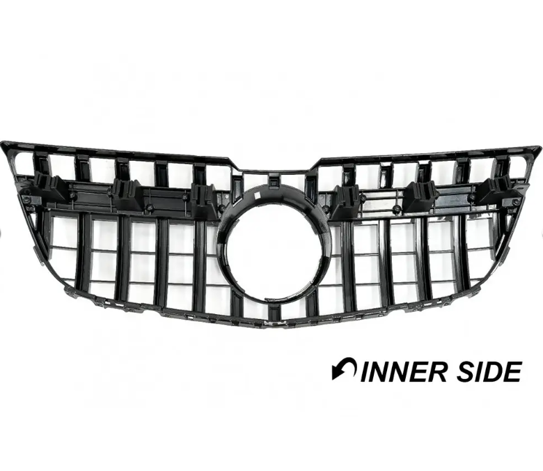 Frontgrill för Mercedes-Benz GLK X204 (12-15), svart + krom