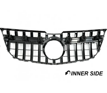 Frontgrill för Mercedes-Benz GLK X204 (12-15), svart + krom