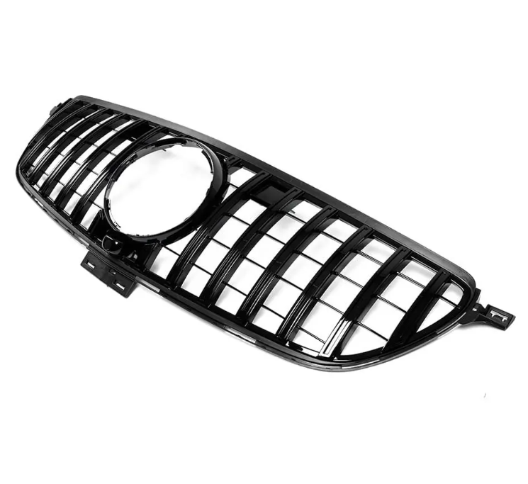 Frontgrill för Mercedes-Benz GLE C292 coupé (15-19), blank svart