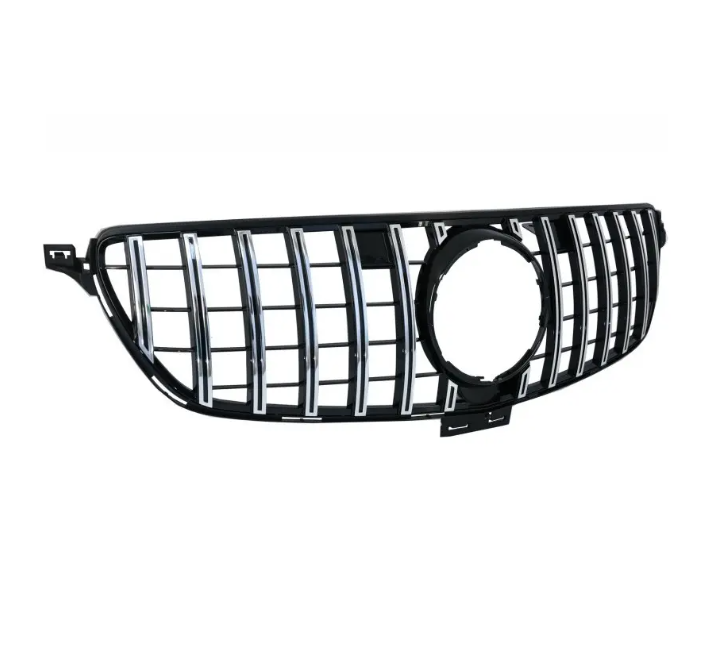 Frontgrill för Mercedes-Benz GLE C292 (15-) coupé, svart + krom