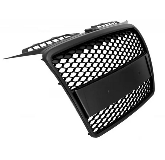 RS-stil Frontgrill för Audi A3 8P (05-08), matt svart