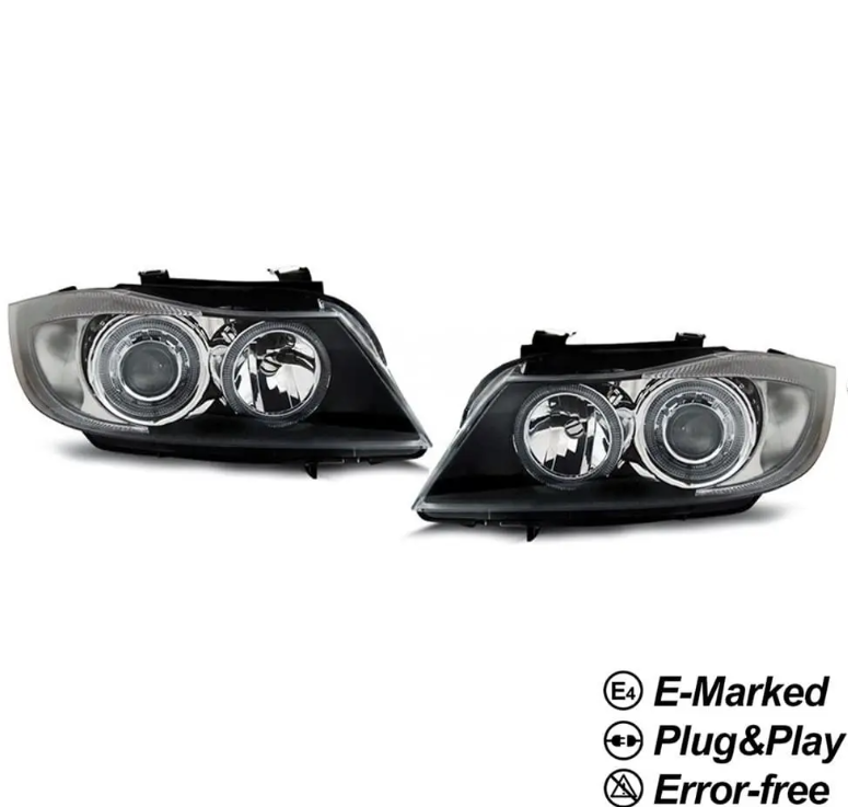 Strålkastare med Angel Eyes för BMW E90 / E91 (05-11)