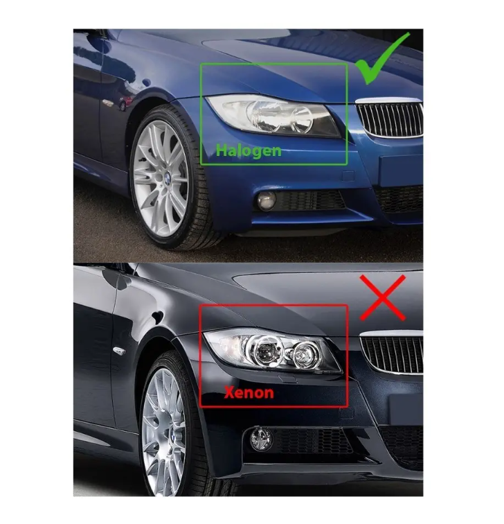 Strålkastare med Angel Eyes för BMW E90 / E91 (05-11)