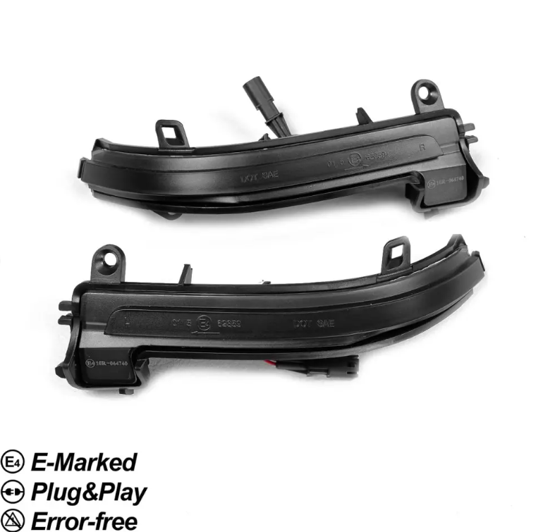 Sequential LED Spegelblinkers för BMW F30 / F31 / F34 (11-18), röktonad