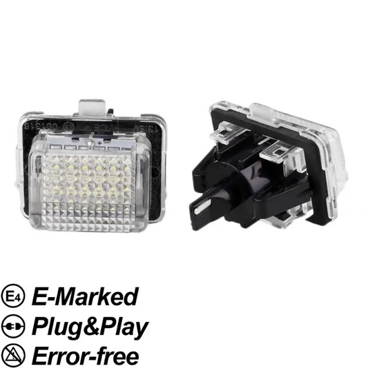 LED-nummerskyltsbelysning sats för Mercedes-Benz W204 / C204 / S204 prefacelift (07-11)