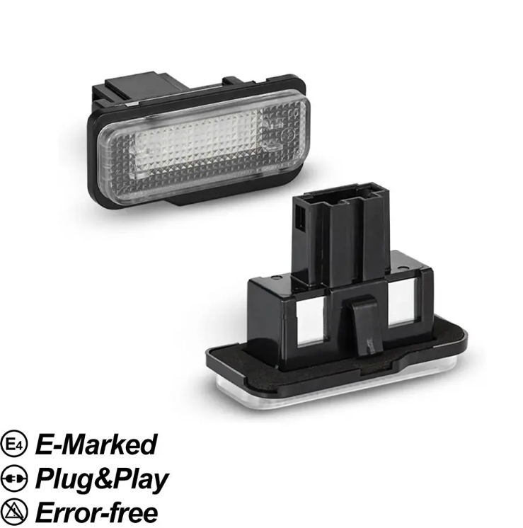 LED-nummerskyltsbelysning för Mercedes-Benz S203 (04-09)