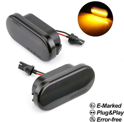 Dynamiska LED-sidoblinkers för VW T5 / T5.1 (03-15), röktonad