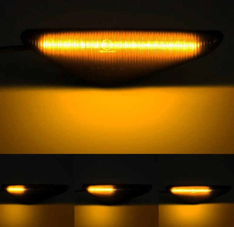 LED dynamic Sida repeaters för BMW E70 X5 / E71 X6 / F25 X3, röktonad