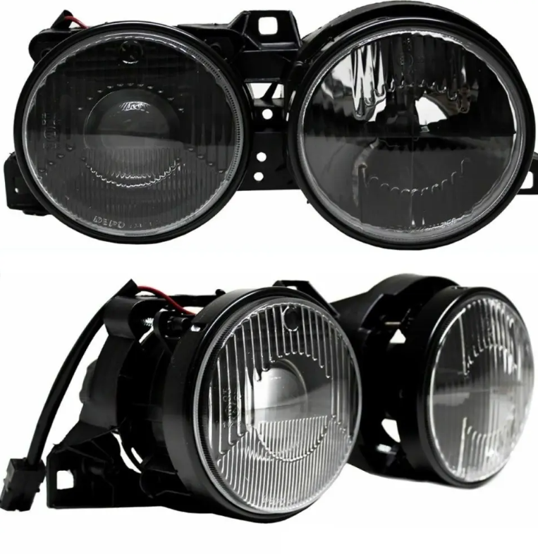 Strålkastare med lenses sats för BMW E30 (82-94), röktonad