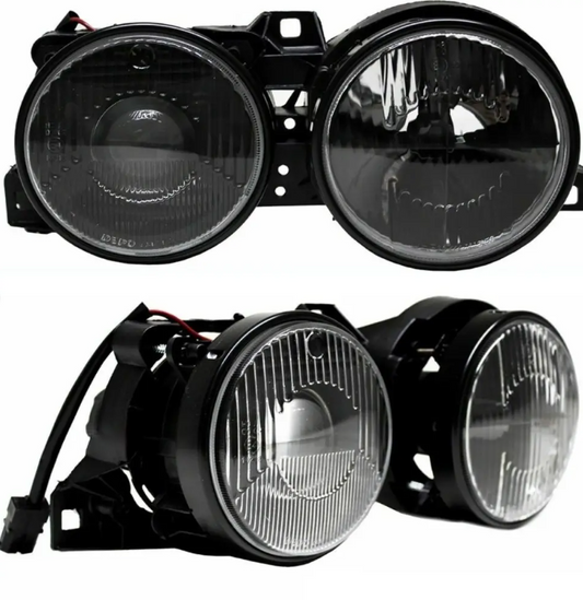 Strålkastare med lenses sats för BMW E30 (82-94), röktonad