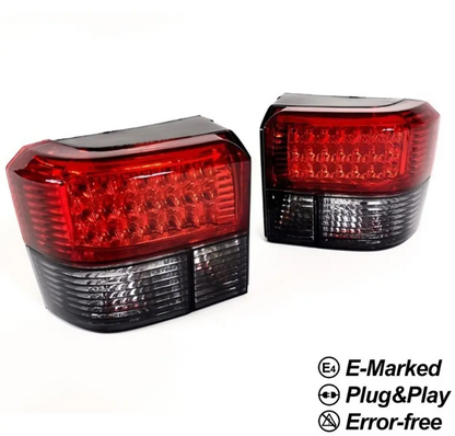 LED Bakljus för VW T4 (90-03), red + röktonad