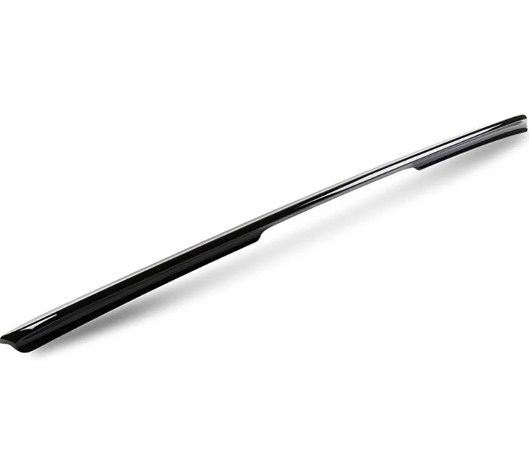 E63 stil Bakluckespoiler för Mercedes W211, blank svart