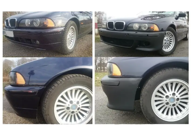 M-Pack Främre stötfångare för BMW E39, med PDC, med strålkastarspolare