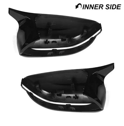 M sport stil spegelkåpor set för BMW G11, G12, G15, G20, G22, G30, (endast vänsterstyrd) Blank svart