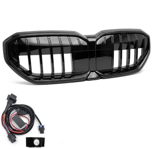 LED Frontgrill med modul för BMW G60 / G61 (23-), blank svart