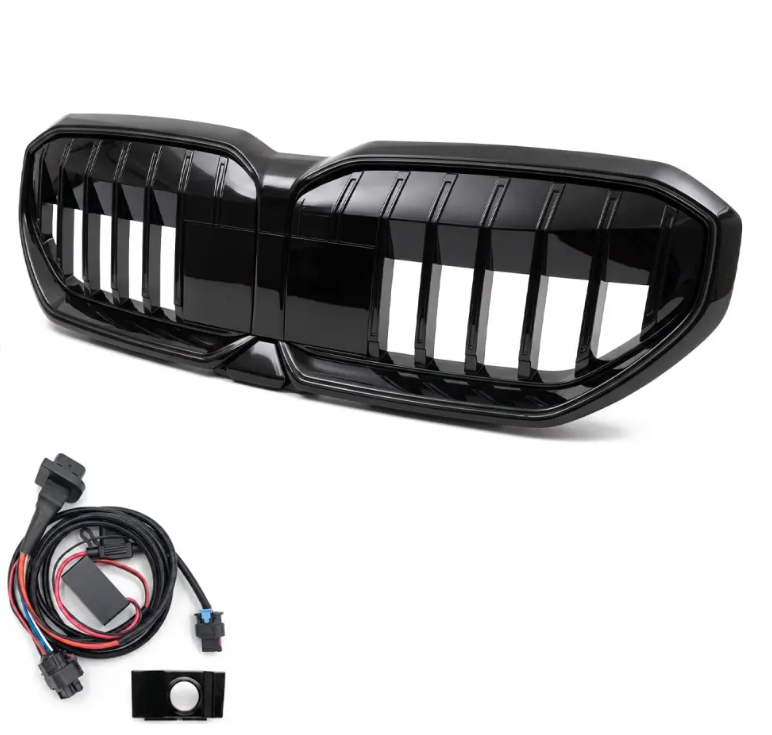 LED Frontgrill med modul för BMW G60 / G61 (23-), blank svart