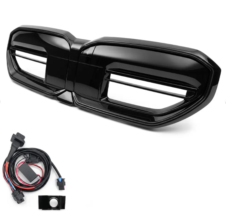M-style LED Frontgrill med modul för BMW G60 / G61 / G90 / G99, blank svart