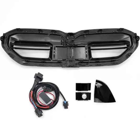 M-style LED Frontgrill med modul för BMW G60 / G61 / G90 / G99, blank svart