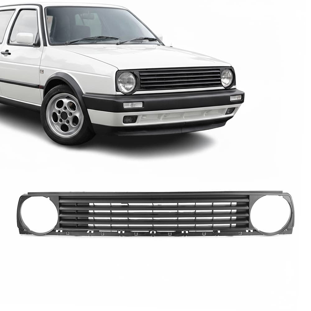 Emblemlös grill för VW Golf MK2 (84-91)