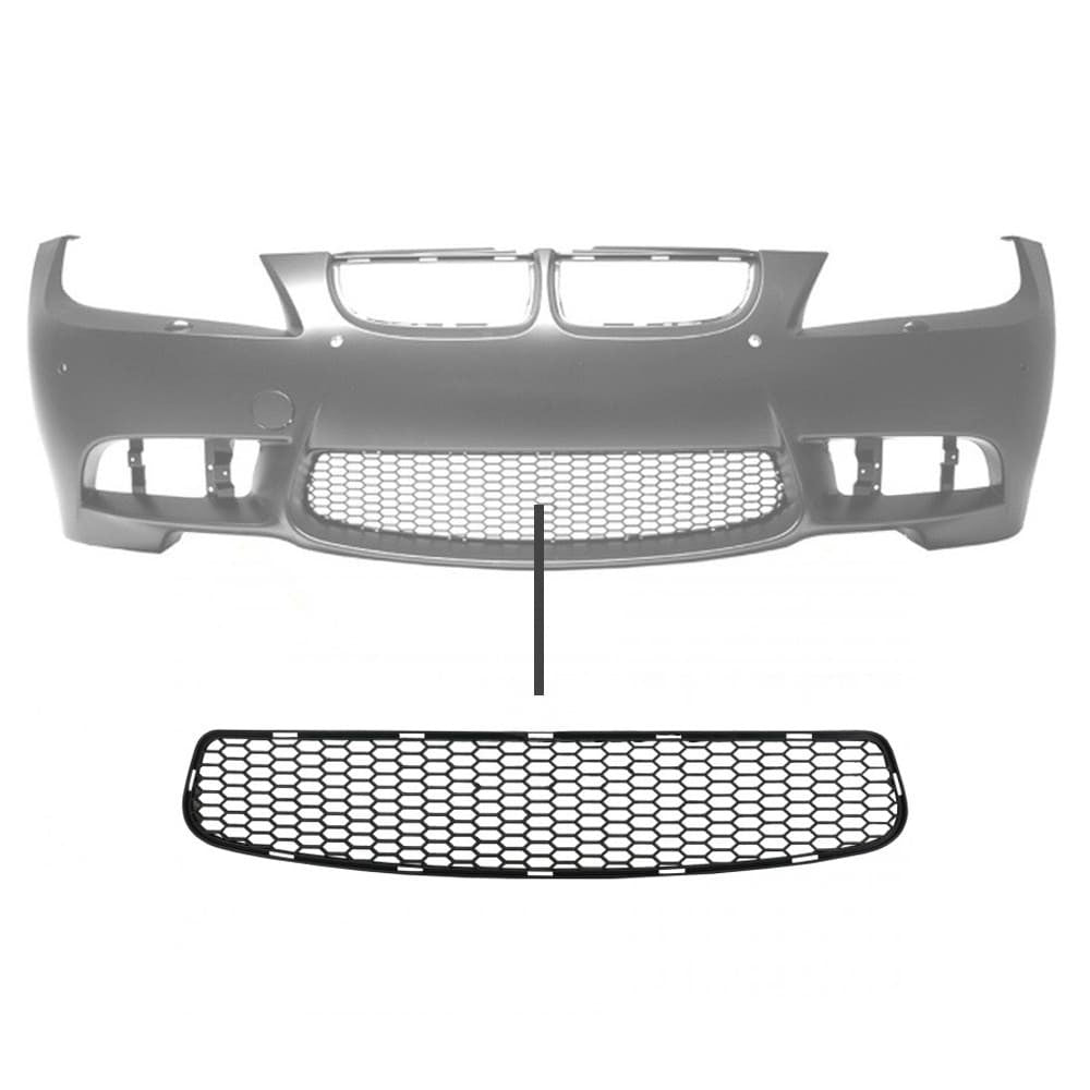 Central Nedre Grill för BMW E90 / E91 / E92 / E93 med M3-stil stötfångare