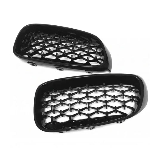 Diamond Frontnjurar set för BMW F34 GT, blank svart
