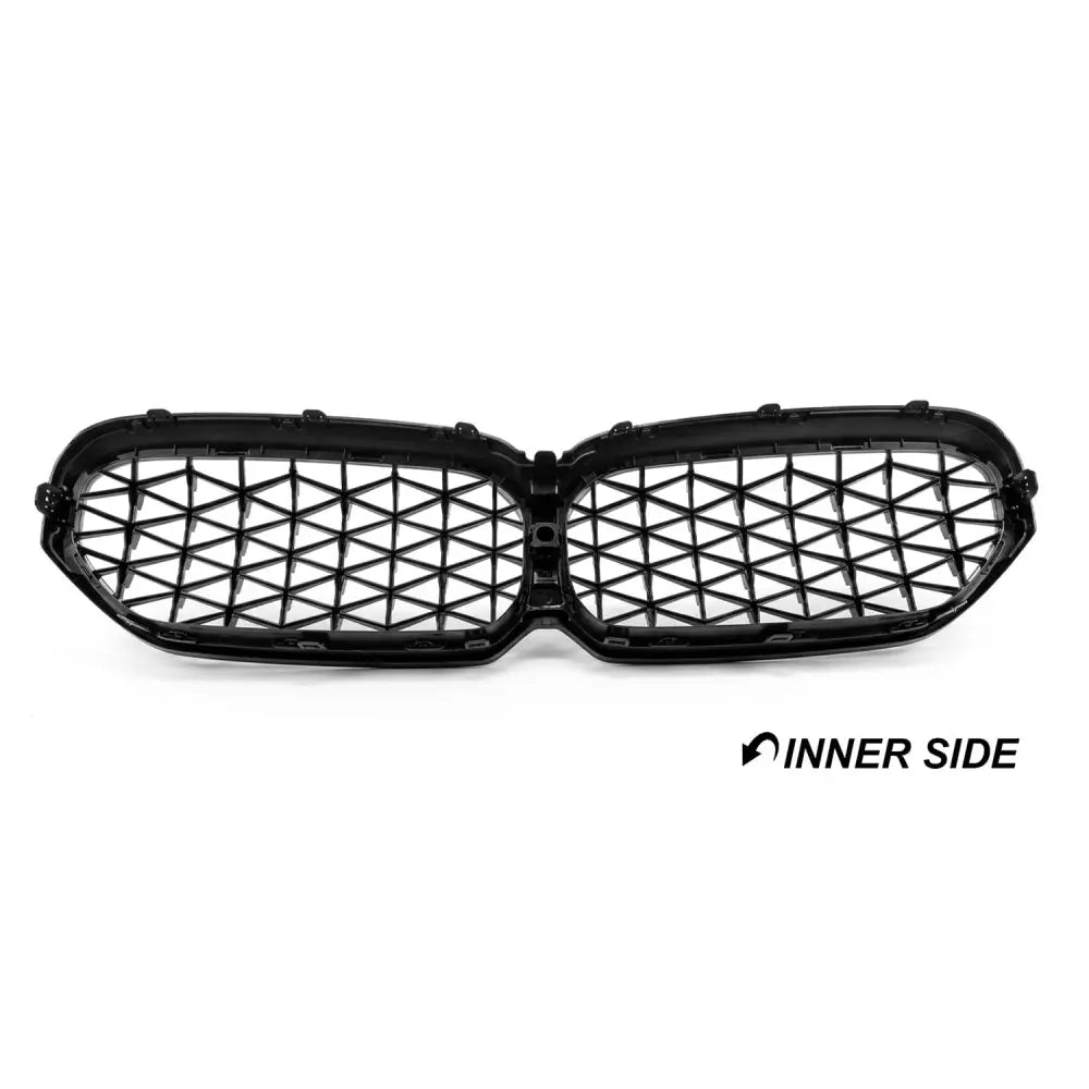 Diamant Njurar för BMW G30 / G31 / F90 LCI (20-23), blank svart