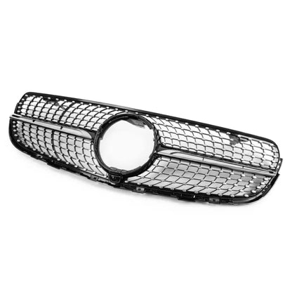Diamond Grill för Mercedes GLC W253 / C253 / X253 (15-19) pre-facelift, svart + krom