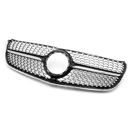 Diamond Grill för Mercedes V-Class W447 (14-19) pre-facelift, svart + krom