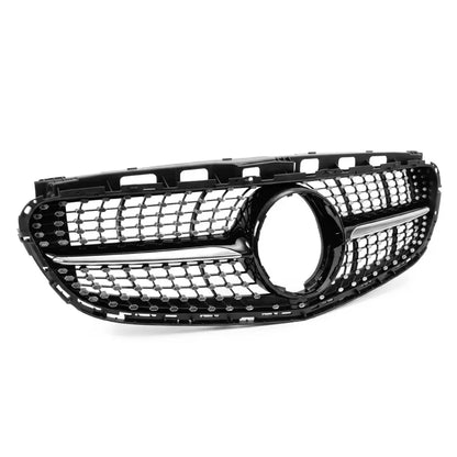 Diamond Grill för Mercedes W212 / S212 facelift (13-16), svart + krom