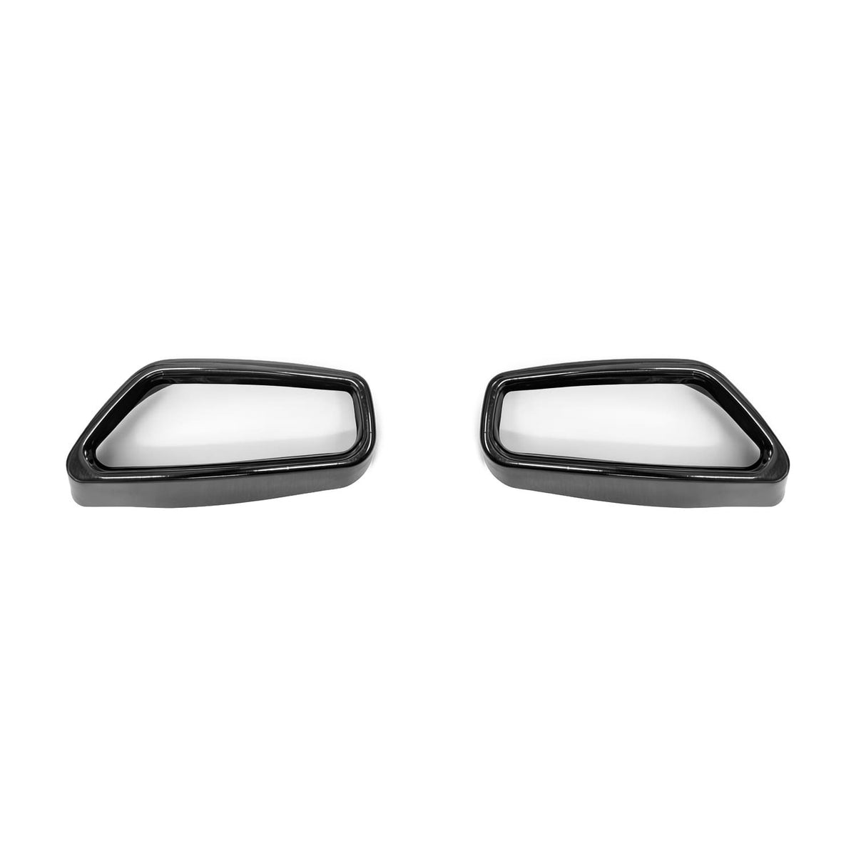 Avgasutblåsskydd / lister för BMW G30 / G31 (520 / 525 / 530 / 540) med M-Pack, blank svart