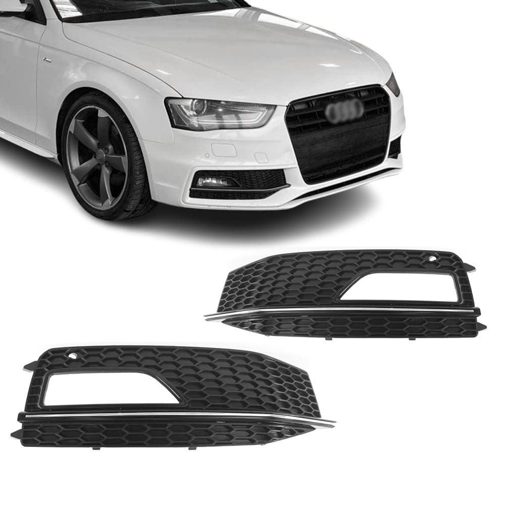 Dimljusgrill / Skydd för Audi A4 B8.5 S-Line / S4 B8.5 (12-15)
