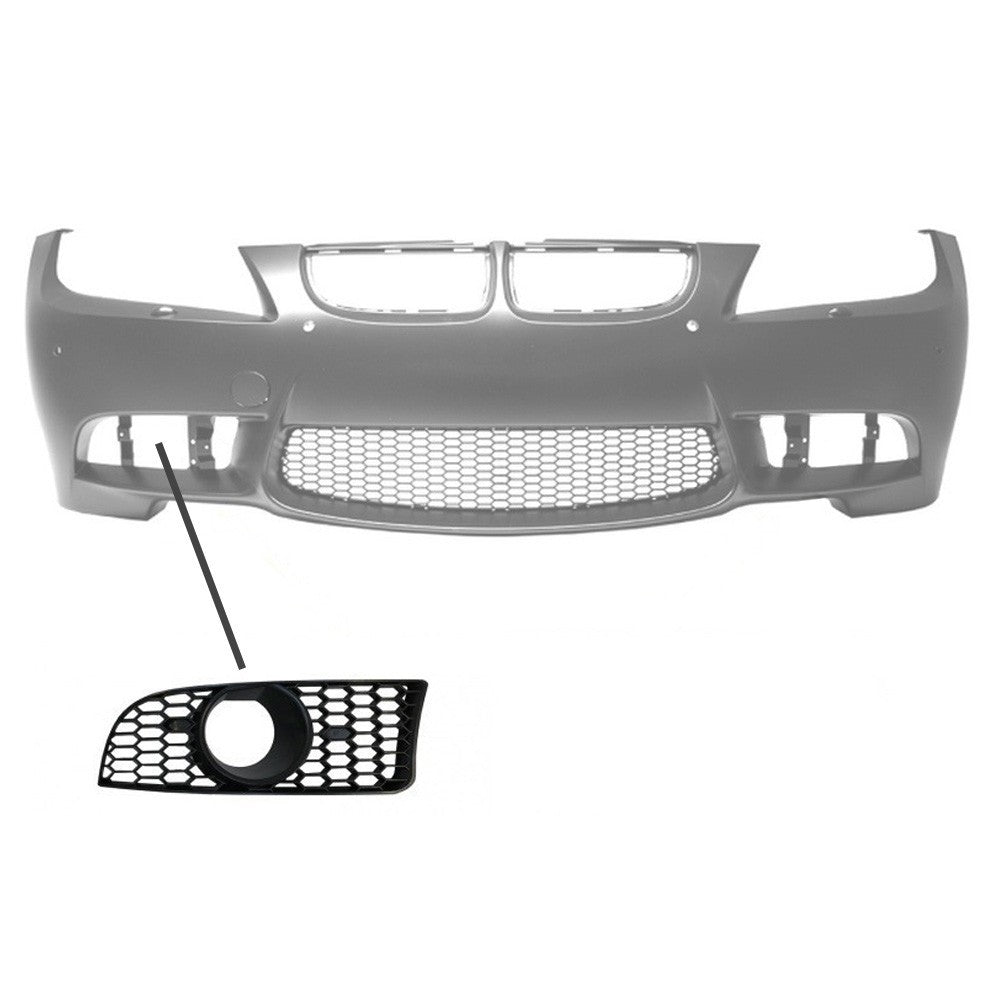 Dimljusgrill höger sida för BMW E90 / E91 (05-11) M3-stil stötfångare