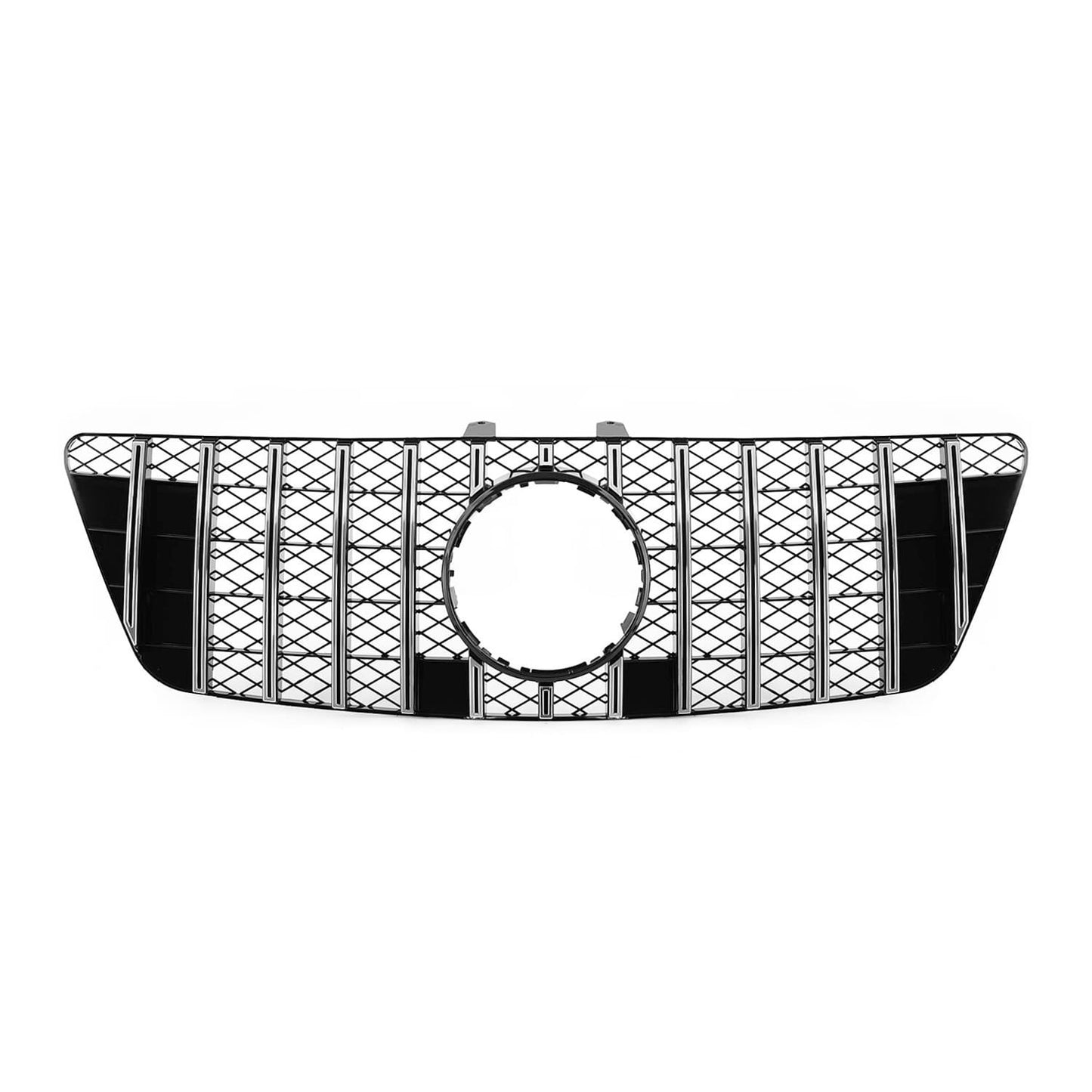 GT R Panamericana Frontgrill för Mercedes-Benz ML W164 (08-11), svart + krom