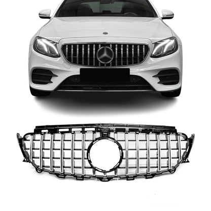 Frontgrill för Mercedes W213 / S213 / C238 / A238, chrome + svart