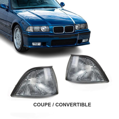 Front Indicators sats för BMW E36 coupé / Cabrio, röktonad