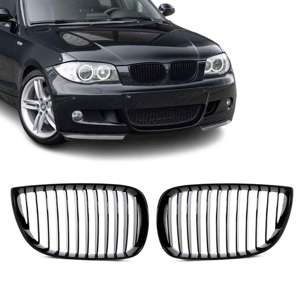 Främre njurar för BMW E81 / E87, blank svart