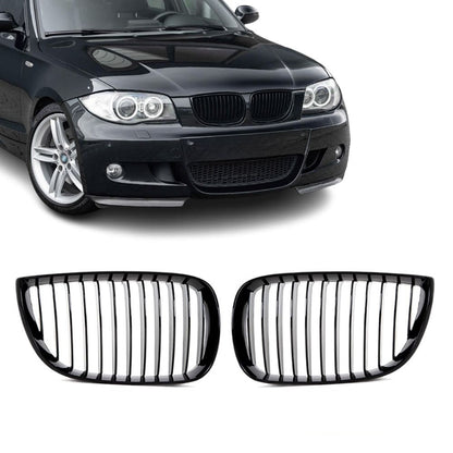 Främre njurar för BMW E81 / E87, blank svart