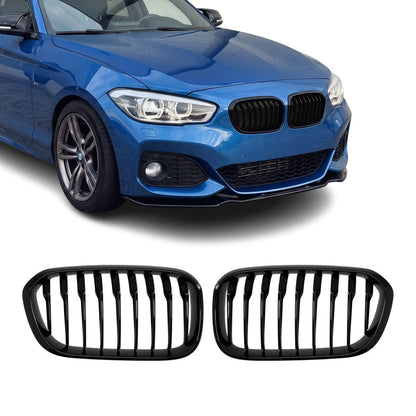 Njurar set för BMW F20 / F21 (15-19) LCI, blank svart